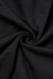 Purple Casual Solid Basic Hooded Collar Long Sleeve Two Pieces