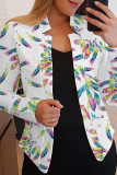 Multicolor Casual Print Cardigan Outerwear