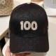 Black Street Letter Patchwork Hat