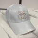 White Street Simplicity Letter Embroidered Patchwork Hat