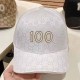 White Street Letter Patchwork Hat
