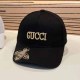 Black Street Letter Embroidered Hat