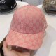 Pink Street Letter Embroidered Hat