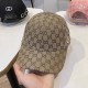 Deep Coffee Street Letter Embroidered Hat