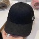 Black Street Letter Embroidered Hat