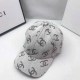 Gray White Street Letter Patchwork Hat