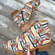 White Casual Patchwork Pointed Comfortable Out Door Shoes (Heel Height 1.37in)