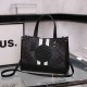 Black Elegant Geometric Patchwork Bags