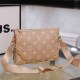 Khaki Street Letter Chains Bags