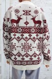 White Casual Patchwork Basic O Neck Tops