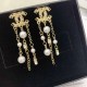 Gold Street Letter Tassel Earrings