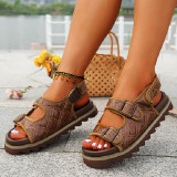 Black Casual Daily Patchwork Solid Color Round Comfortable Out Door Shoes