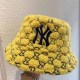 Yellow Street Letter Patchwork Hat