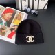 Black Street Simplicity Letter Patchwork Hat