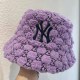 Purple Street Letter Patchwork Hat