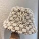White Street Letter Patchwork Hat