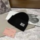 Black Street Simplicity Letter Patchwork Hat