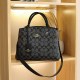 Black Elegant Letter Geometric Patchwork Bags