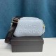 Light Blue Casual Simplicity Letter Zipper Bags(Without Box)