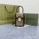 Khaki Street Simplicity Letter Chains Bags