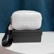 White Casual Simplicity Letter Zipper Bags(Without Box)