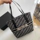 Black Casual Street Letter Patchwork Zipper Bags(Without Box)