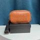 Brown Casual Simplicity Letter Zipper Bags(Without Box)