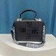 Black Street Simplicity Letter Patchwork Bags