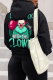 Black Street Vintage Print Draw String Hooded Collar Tops