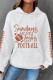 White Brown Casual Print Basic Hooded Collar Tops