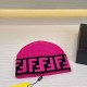 Rose Red Street Letter Patchwork Hat