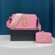 Pink Street Simplicity Geometric Letter Zipper Bags(Without Box)
