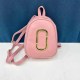 Pink Casual Simplicity Geometric Zipper Bags