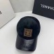Black Street Simplicity Letter Patchwork Hat