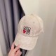 Cream White Street Geometric Ripped Hat