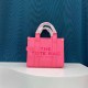 Rose Red Casual Simplicity Letter Patchwork Bags