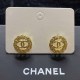 Gold Elegant Letter Patchwork Earrings