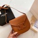 Brown Simplicity Geometric Patchwork Bags