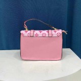 Pink Street Simplicity Letter Patchwork Bags