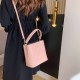 Pink Simplicity Letter Patchwork Bags