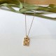 Gold Simplicity Letter Chains Necklaces