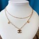 Gold Simplicity Letter Chains Necklaces