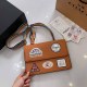 Brown Street Letter Patchwork Bags