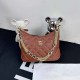 Brown Simplicity Letter Chains Bags