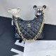 Black Simplicity Letter Chains Bags