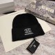 Black Simplicity Letter Patchwork Hat
