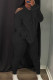 Black Sweet Solid Patchwork Hooded Collar Long Sleeve Two Pieces