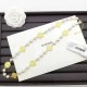 White Gold Elegant Letter Pearl Necklaces