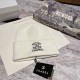 White Simplicity Letter Patchwork Hat