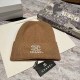 Khaki Simplicity Letter Patchwork Hat